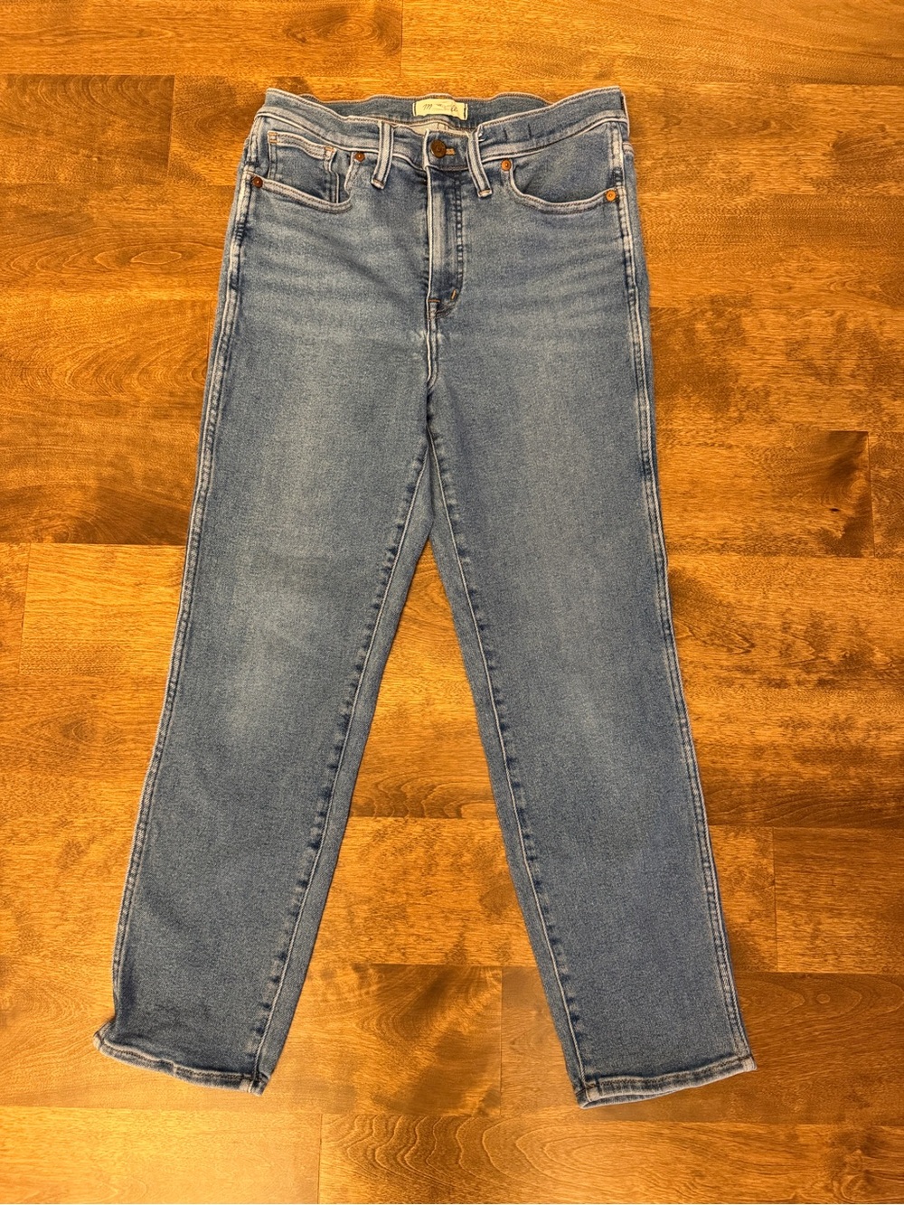 Madewell Stovepipe Jeans Size 29 High Rise Medium Wash